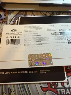 Wizards of the Coast MTG Secret Lair x Final Fantasy Grimoire Rainbow Foil Box - Image 2