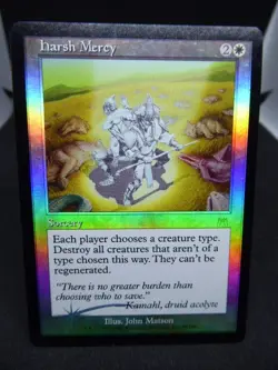 MTG Magic The Gathering-Harsh Mercy Foil -Onslaught - 1993-2002 - Image 1