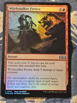 Witchstalker Frenzy FOIL (159/515) Wilds of Eldraine MTG Magic the Gathering - Image 3