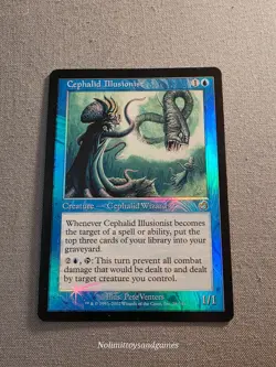 MTG Torment Foil Cephalid Illusionist Magic The Gathering #28 Uncommon - Image 1