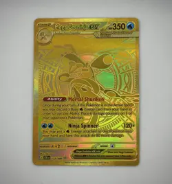 Nintendo Pokemon TCG Mega Greninja EX 122/086 English Secret Rare Holo Full Art - Image 1