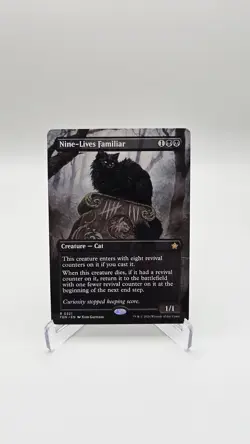 Nine-Lives Familiar - Borderless #321 - Foundations FDN - NM MTG - Image 1