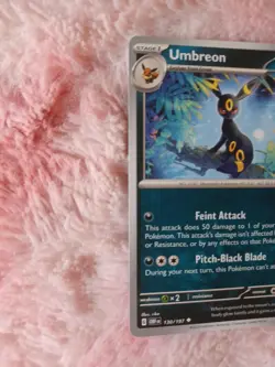 Pokemon Umbreon #130/197 Halloween Trick Or Trade 2024 Pumpkin Stamp - Image 2