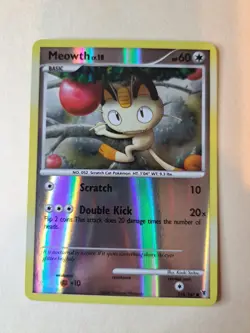 Meowth 114/147 Common Supreme Victors Pokemon [Reverse Holo] - NM - Image 1
