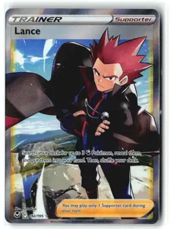LANCE 192/195 Ultra Rare Silver Tempest Holo Trainer NM - Image 2