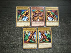 CARTE YU-GI-OH! 5 PARTIES EXODIA L’INTERDIT LDK2-FRY04/5/6/7/8 NEUF - Image 1