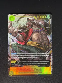 Marshall.D.Teach SEC Alt Art One Piece The Time of Battle OP16-119 Secret Rare - Image 1