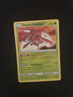 Shining Genesect Holo Rare Card Shining Legends 9/73 LP - Image 1
