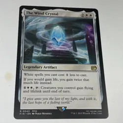 MTG The Wind Crystal English Final Fantasy FIN NM R0043 Magic Card Nice - Image 1