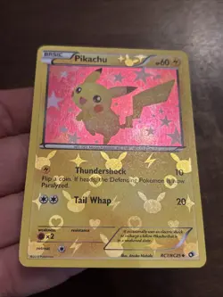 Pikachu RC7/RC25 Legendary Treasures: Radiant Collection Holo Clean Card - Image 3