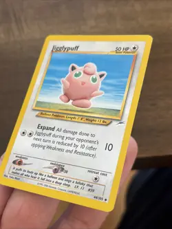 Jigglypuff 44/105 Neo Destiny Unlimited Uncommon Pokemon Card Yuka Morii LP - Image 4
