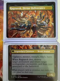 Vanille, Cheerful l'Cie #0211 AND Fang, Fearless l'Cie #0099 FOIL MTG ENG NM - Image 2