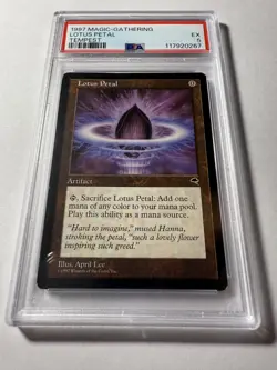 Lotus Petal Tempest Regular 1997 PSA 5 Excellent - Image 1