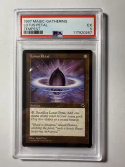 Lotus Petal Tempest Regular 1997 PSA 5 Excellent - Image 2