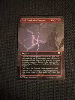 Call Forth the Tempest (Borderless) Commander: the Lord of the Rings: Tales... - Image 1