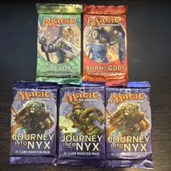 Magic the Gathering MTG Theros/Born of the Gods/Journey to Nyx 5 Boosters - Image 1