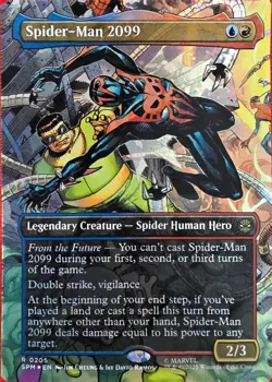 Wizards of the Coast MTG Spider-Man 2099 0205 Rare Foil Ext Art EN 2025 - Image 1