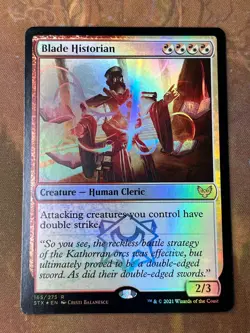 1x FOIL BLADE HISTORIAN - Strixhaven - MTG - Magic the Gathering - Image 1