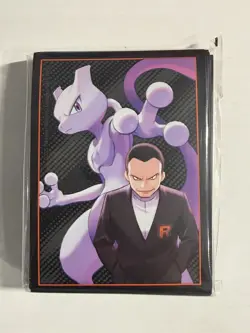 Pokemon TCG Destined Rivals ETB Card Sleeves(65Ct) Mewtwo & Giovanni - Image 1