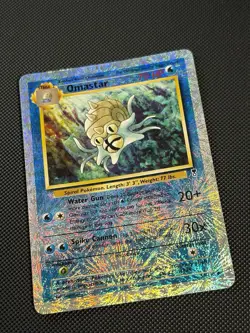 Pokemon Omastar 58/110 Reverse Holo Legendary Collection LP-MP Read - Image 3