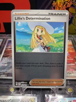 Lillie's Determination 119/132 Uncommon Reverse Holo Pokemon TCG Mega Evolutions - Image 1