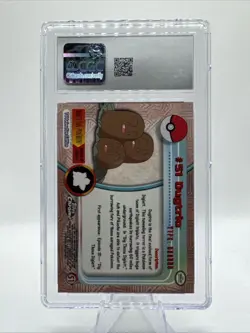 Pokemon 2000 Topps Chrome Dugtrio #51 TV Series 1 Gem Mint Vintage - Image 2