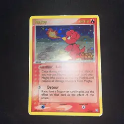 Magby 24/109 Stamped EX Team Rocket Returns Reverse Holo HP - Pokemon TCG - Image 1