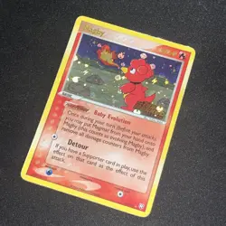 Magby 24/109 Stamped EX Team Rocket Returns Reverse Holo HP - Pokemon TCG - Image 2