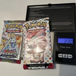 Pokemon 151 Heavy Booster Pack + Heavy Prismatic Evolutions NEW - Image 1