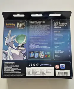 Pokemon Ice Rider Calyrex VMax League Battle Deck NEW 820650850424 - Image 2