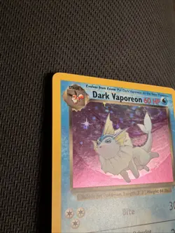 Dark Vaporeon 9/110 Legendary Collection Holo Pokemon - Image 3