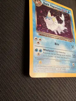Dark Vaporeon 9/110 Legendary Collection Holo Pokemon - Image 4