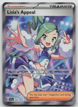 Lisia's Appeal 234/191 Ultra Rare Surging Sparks Pokemon Near Mint - Image 1