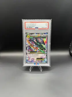 Pokemon XY Roaring Skies 2015 Mega Rayquaza EX 76/108 English PSA 7 NM - Image 1