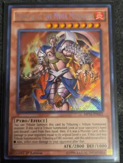 Yugioh! | Thestalos the Mega Monarch MP15-EN021 Secret Rare 1st Edition VLP - Image 1