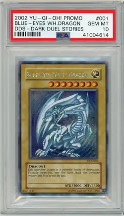 Blue Eyes White Dragon DDS-001 Secret Rare Promo Yugioh PSA 10 *614 - Image 1