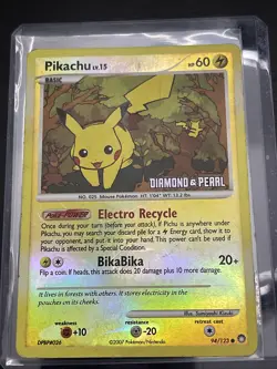 Pokemon Pikachu 94/123 Mysterious Treasures Stamped Reverse Holo - Image 1