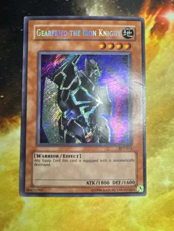 Yu-Gi-Oh Gearfried the Iron Knight BPT-012 MP - Secret Rare Promo - Image 1