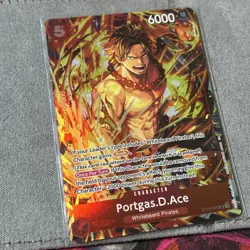 One Piece Illustration Box Vol. 5 Promo Portgas D. Ace ST15-005 SR English - Image 3