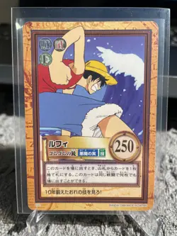 One Piece Carddass Hyper Battle First Stage Luffy C02 C05 1999 - Image 3