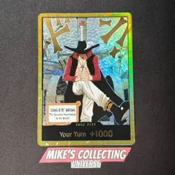 One Piece Dracule Mihawk OP14-Gold DON!! – The Azure Sea’s Seven English NM - Image 4