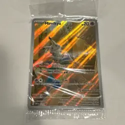 Mimikyu 075 Scarlet & Violet Pokemon Center Stamped Black Star Promo Sealed - Image 2