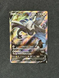 Lugia V 186/195 Silver Tempest Alternate Art Holo Pokemon Card - Image 1