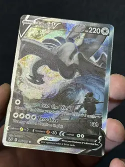 Lugia V 186/195 Silver Tempest Alternate Art Holo Pokemon Card - Image 3