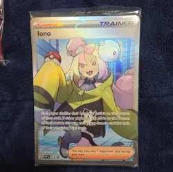 Pokemon Iono Full Art Promo Holo Trainer 124 Sv: Scarlet & Violet Cards sealed - Image 1