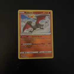 Pokemon TCG Radiant Charizard Crown Zenith Holo Card 020/159. (NM) - Image 1