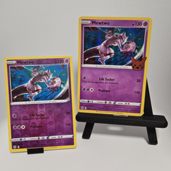 Pokemon TCG Pokemon GO Mewtwo Holo Promo Reverse Holo Card Lot 2x Read** - Image 1