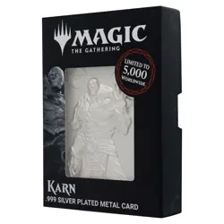 Magic the Gathering Limited Edition .999 Silver Plated Karn Ingot - Image 2