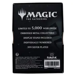 Magic the Gathering Limited Edition .999 Silver Plated Karn Ingot - Image 3