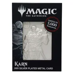 Magic the Gathering Limited Edition .999 Silver Plated Karn Ingot - Image 4